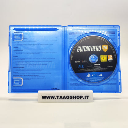Guitar Hero Gioco Playstation 4 Ps4 Sony + Chitarra