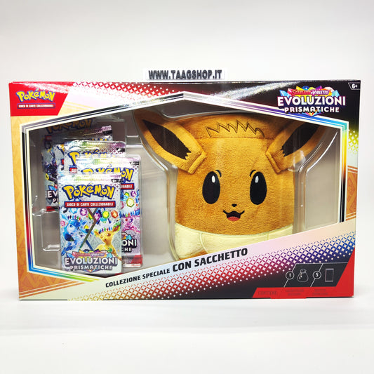 Pokemon Evoluzioni Prismatiche Collezione Con Sacchetto