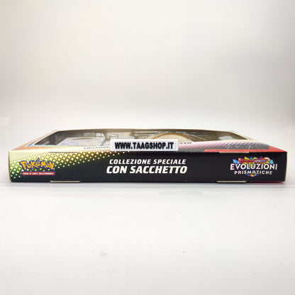 Pokemon Evoluzioni Prismatiche Collezione Con Sacchetto