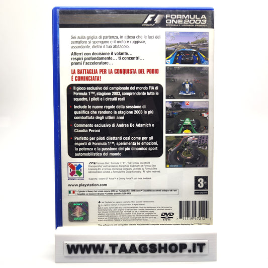 F1 Formula One 2003 Officially Licensed Product