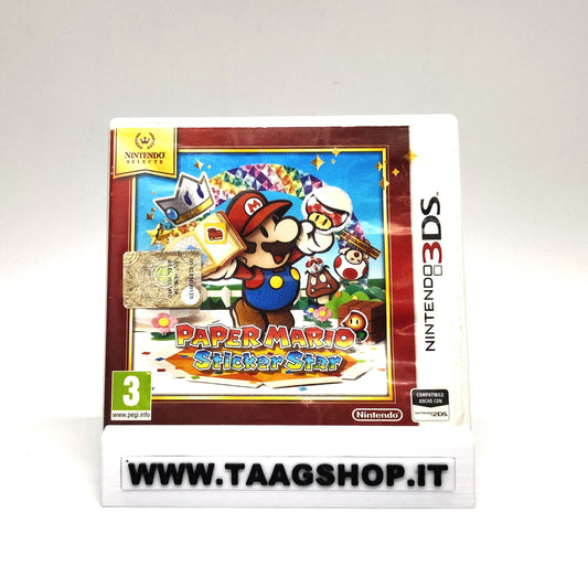 Paper Mario Sticker Star Nintentedo 3DS ITA Pal