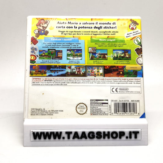 Paper Mario Sticker Star Nintentedo 3DS ITA Pal