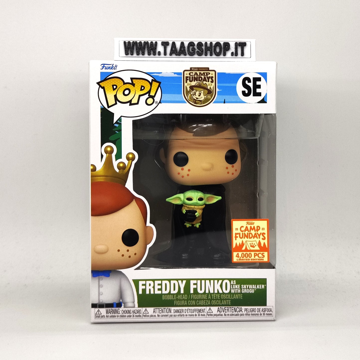 Funko Pop  Freddy as Luke Skywalker With Grogu