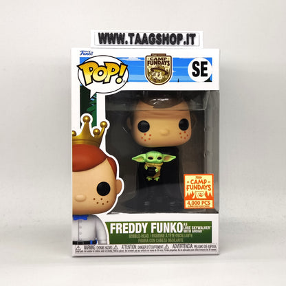Funko Pop  Freddy as Luke Skywalker With Grogu