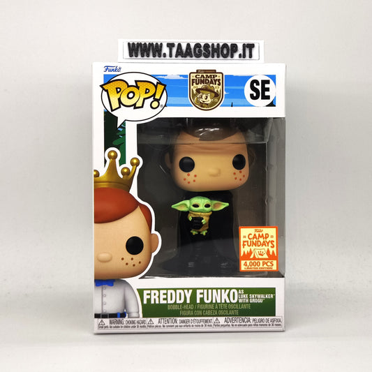 Funko Pop  Freddy as Luke Skywalker With Grogu