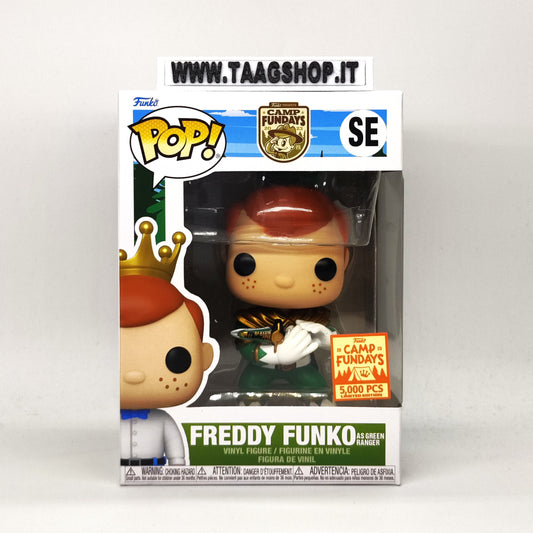 Funko Pop Camp Fundays Freddy as Green Ranger