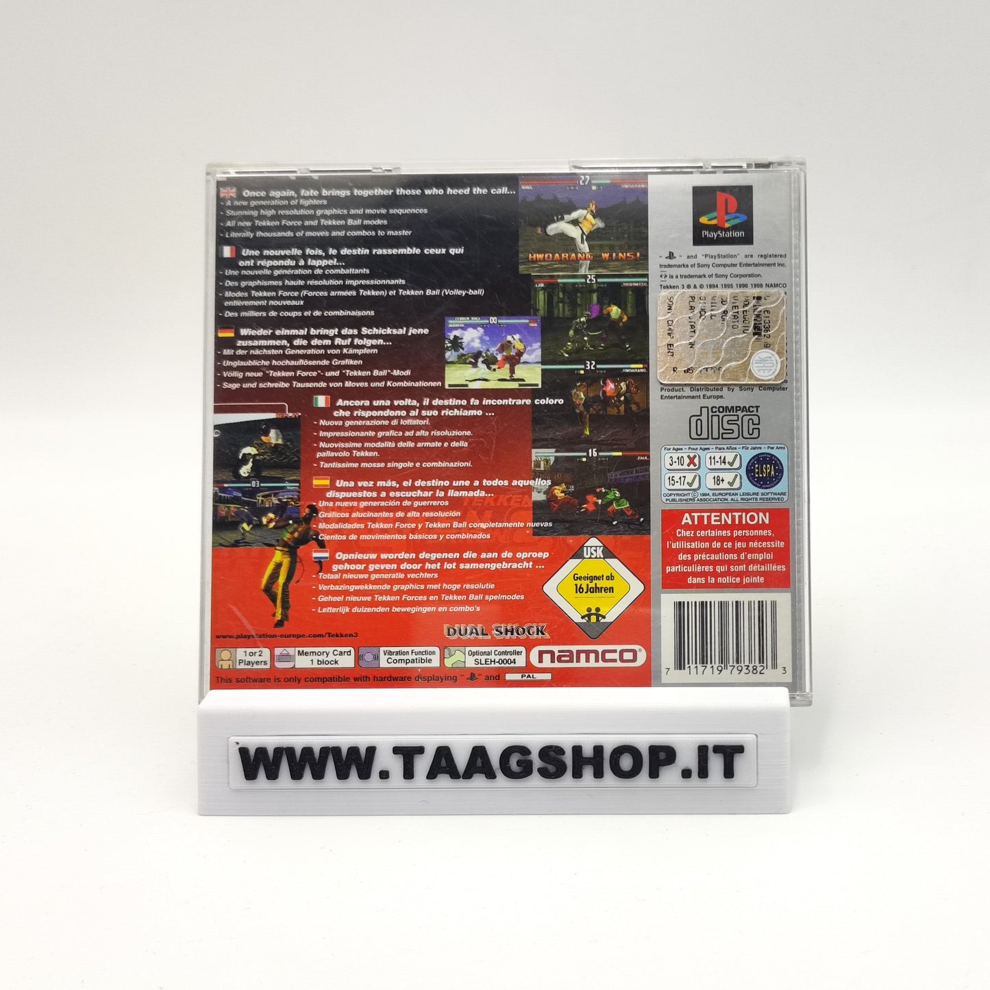 Tekken 3 Playstation 1 Platinum PAL