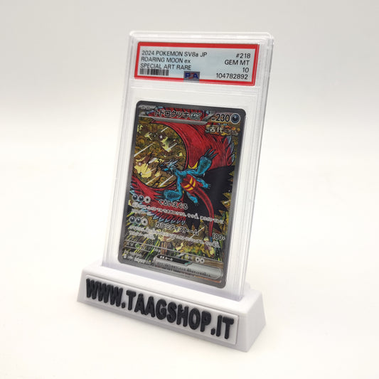 Roaring Moon Ex 218/187 Psa 10 Jap Sv8a Special Art Rare Gem Mint