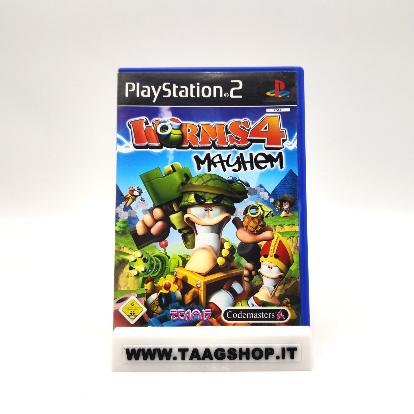 WORMS 4 MAYHEM PS2 PAL ITA