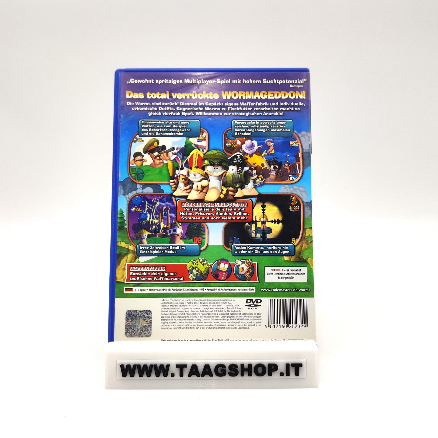 WORMS 4 MAYHEM PS2 PAL ITA