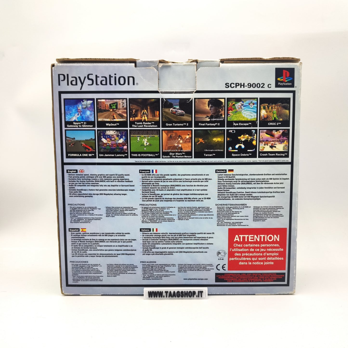 Playstation 1 Con Scatola Fat