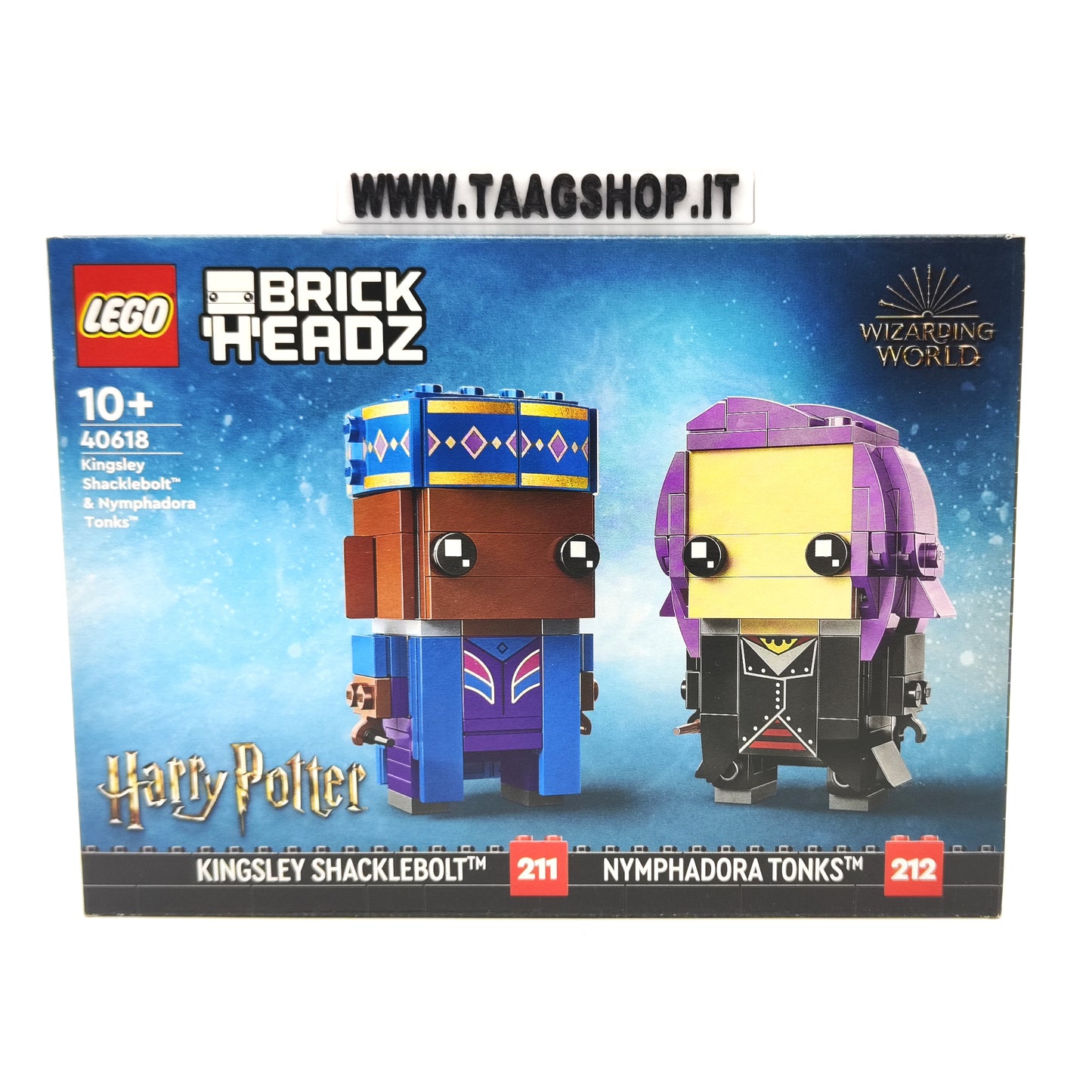 40618 Kingsley Shacklebolt & Nymphadora Tonks brick headz Harry Potter
