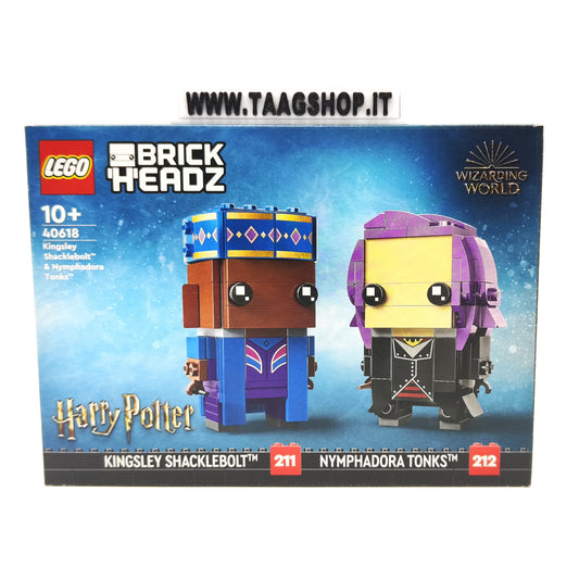 40618 Kingsley Shacklebolt & Nymphadora Tonks brick headz Harry Potter