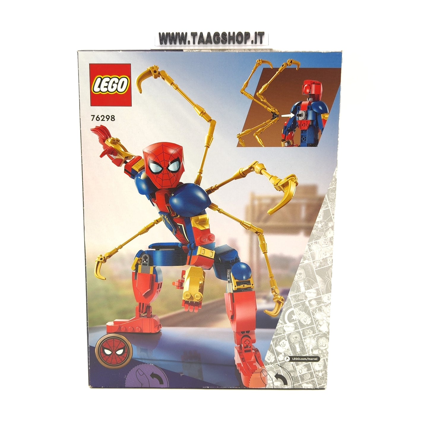 Lego 76298 Iron Spider-Man Construction