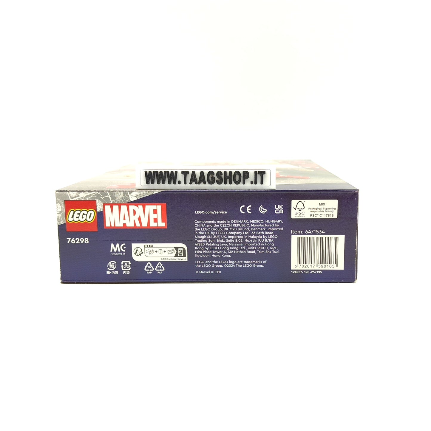 Lego 76298 Iron Spider-Man Construction