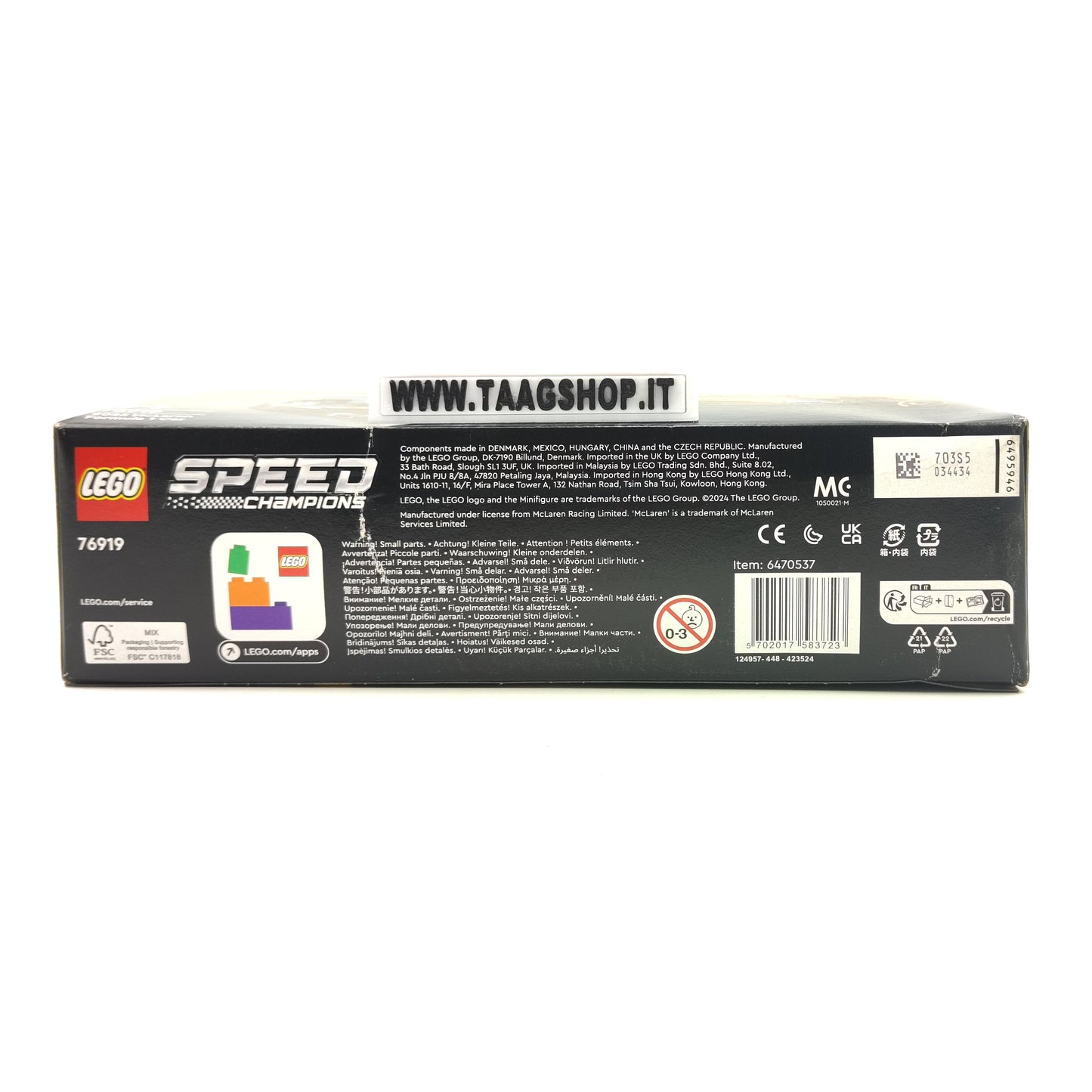 Lego 76919 McLaren Formula 1