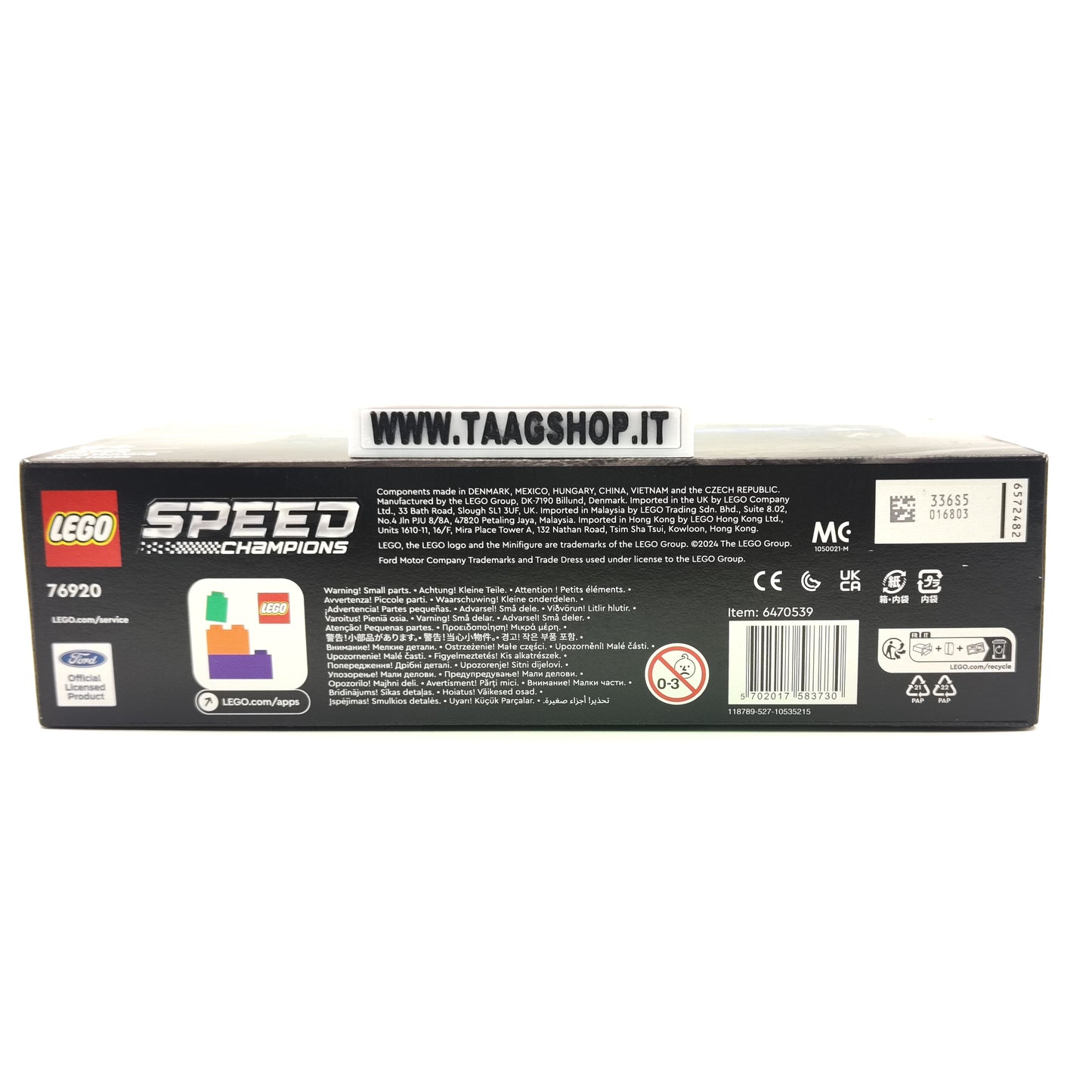 Lego 76920 Ford Mustang Dark Horse