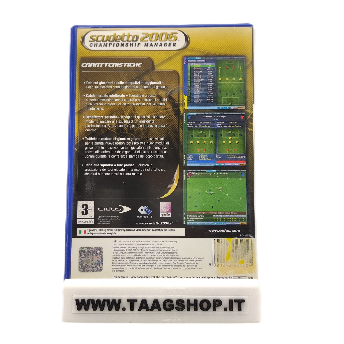 Scudetto 2006 championship manager Pal Ita ps2