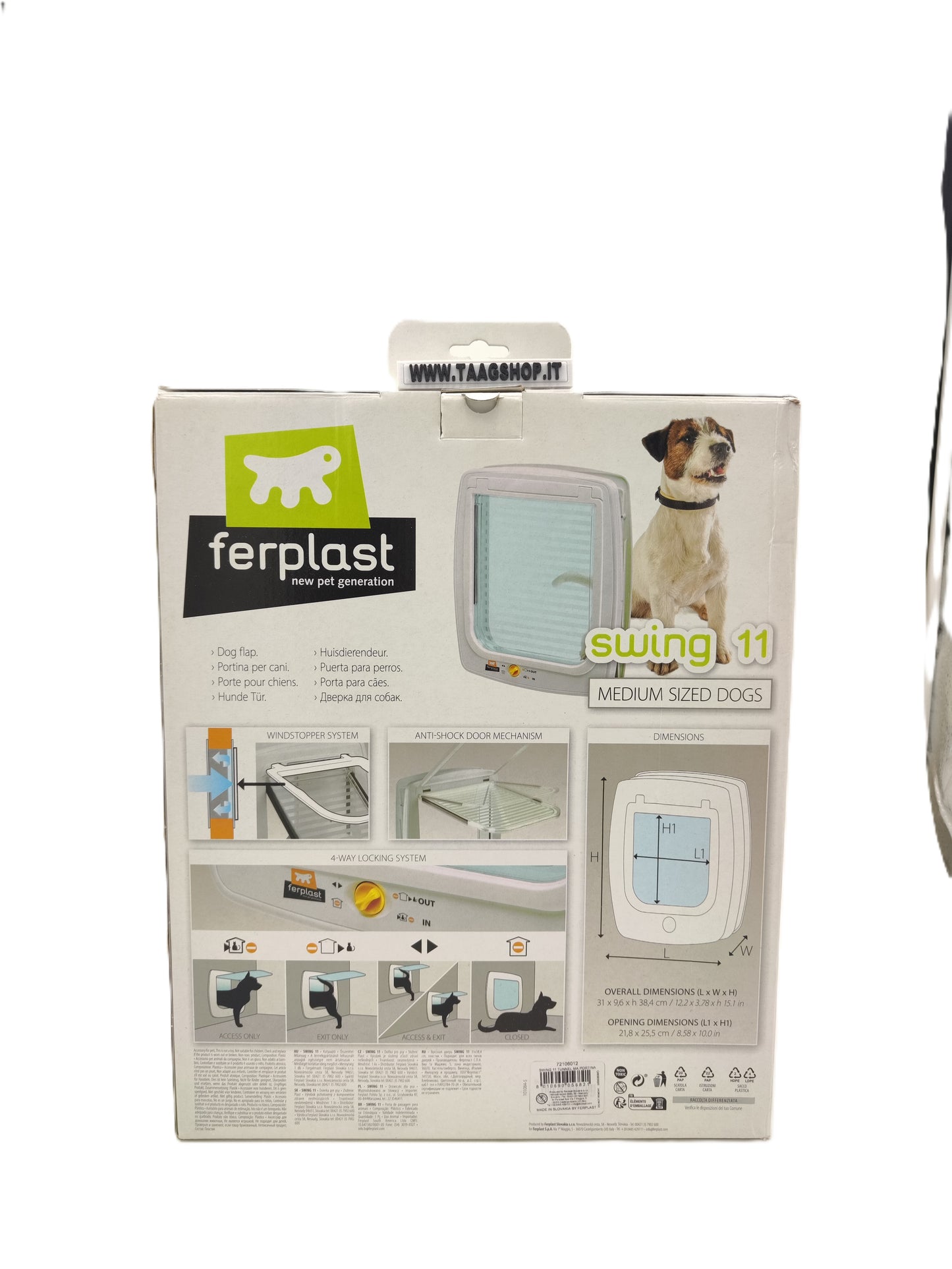 Sportello Animali Ferplast Marrone