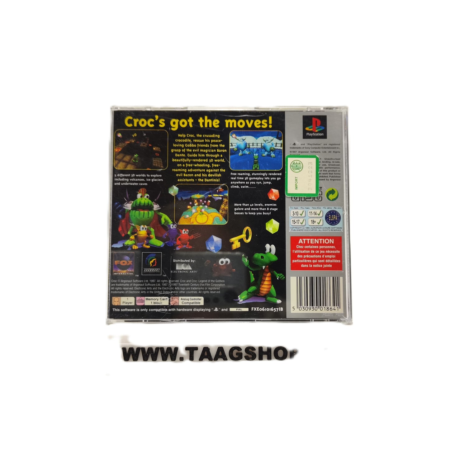 Croc Legend Of The Gobbos Platinum