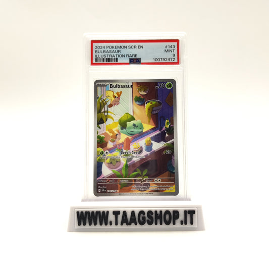 Bulbasaur 143/142 PSA 9 Eng Mint Illustration Rare
