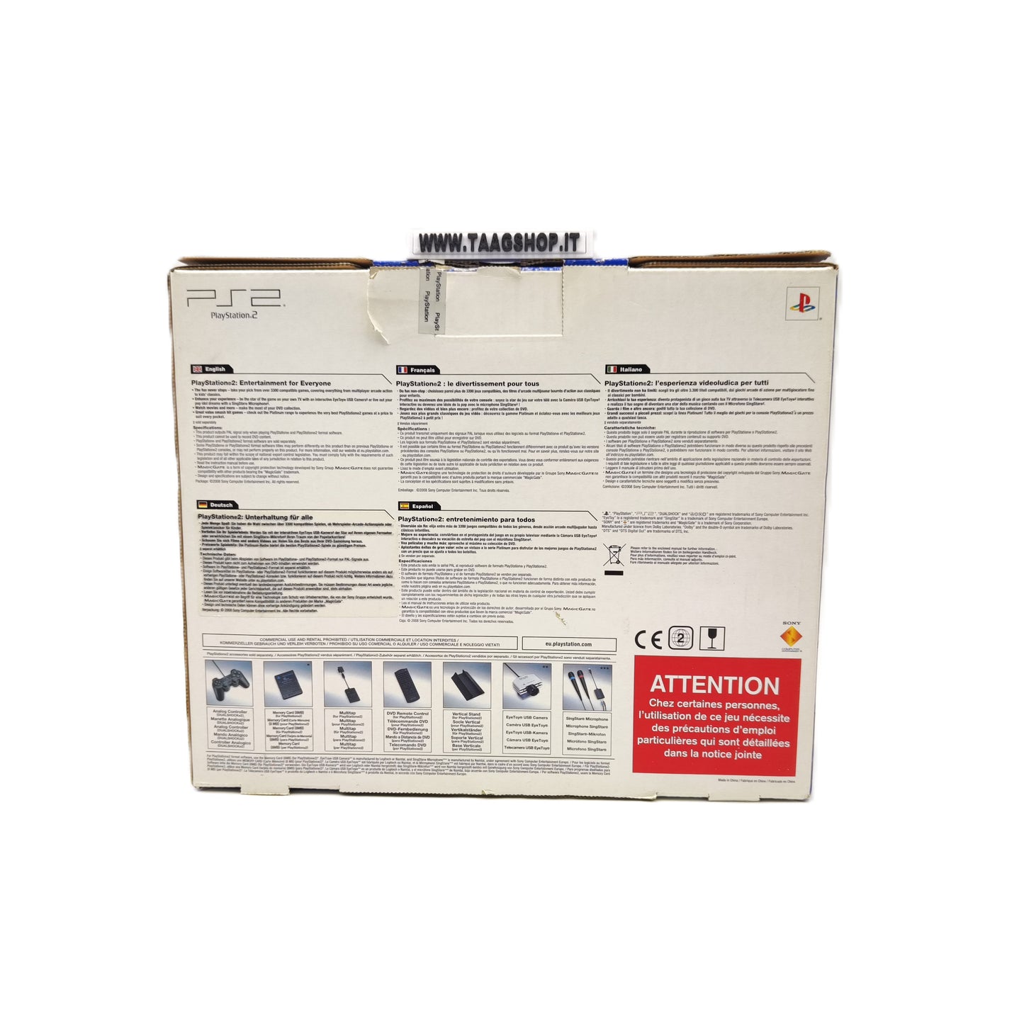 Console Playstation 2 Slim Final White Box
