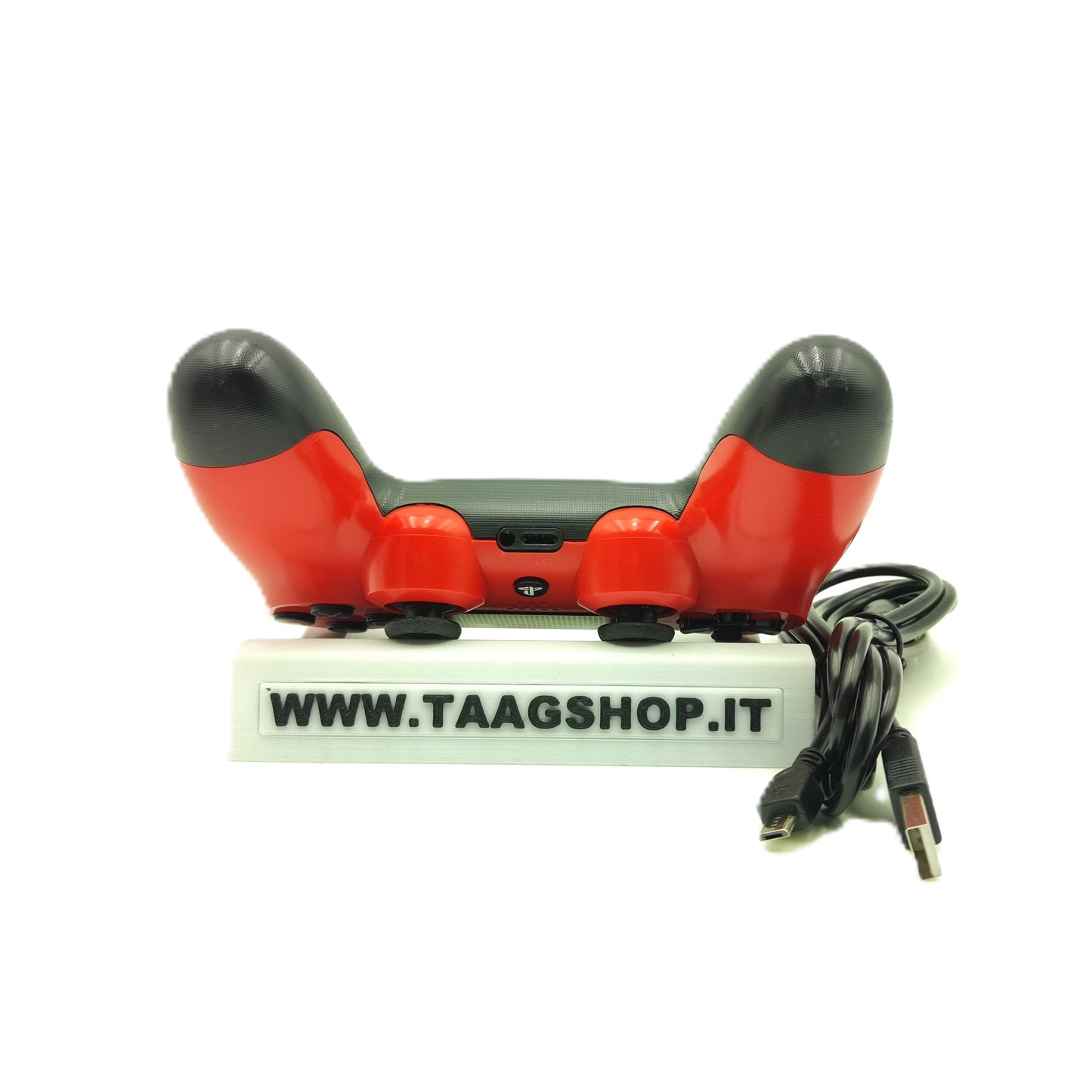 CONTROLLER ROSSO SONY PLAYSTATION 4 ORIGINALE WIRELESS CON CAVO