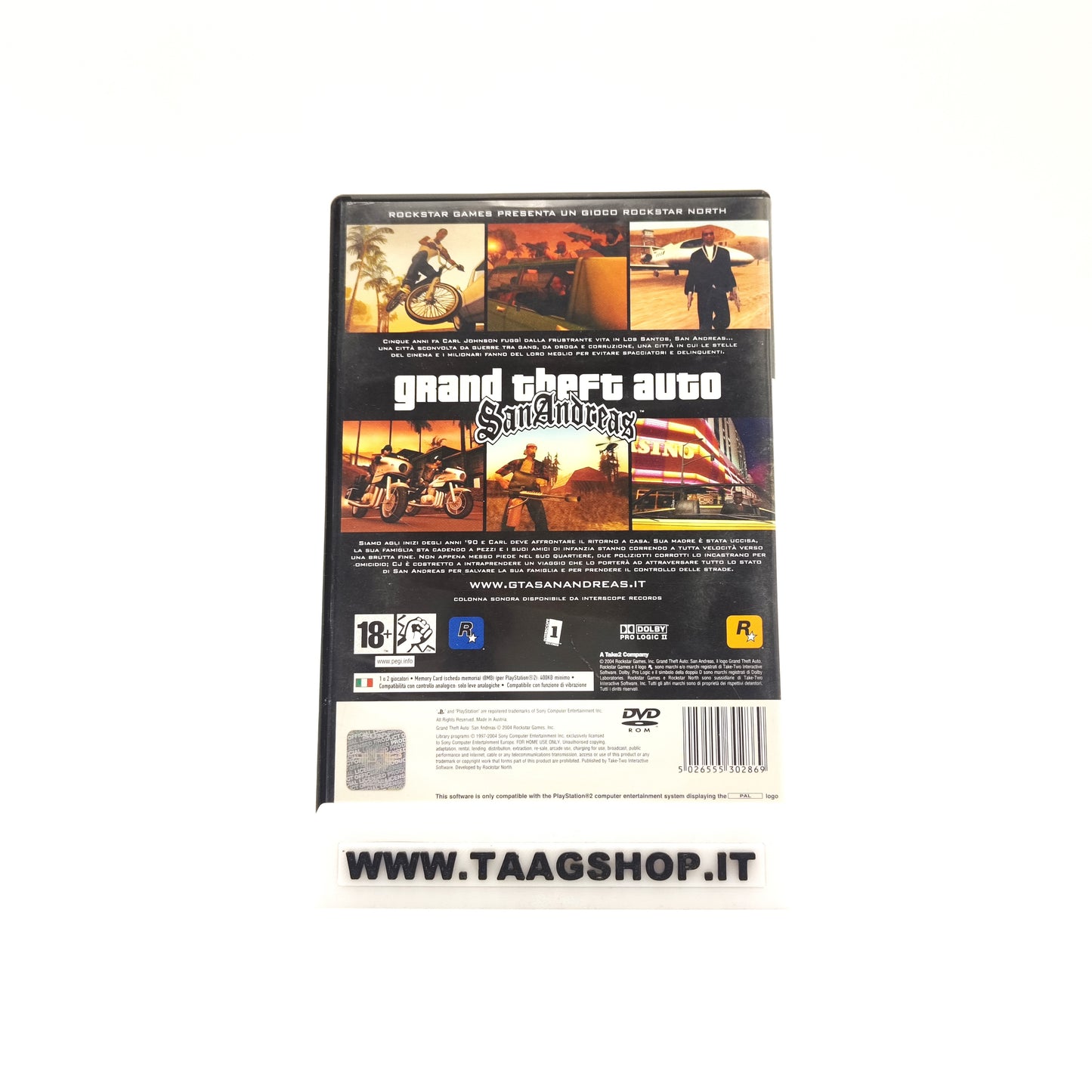 Gta Grand Theft Auto San Andreas Ps2