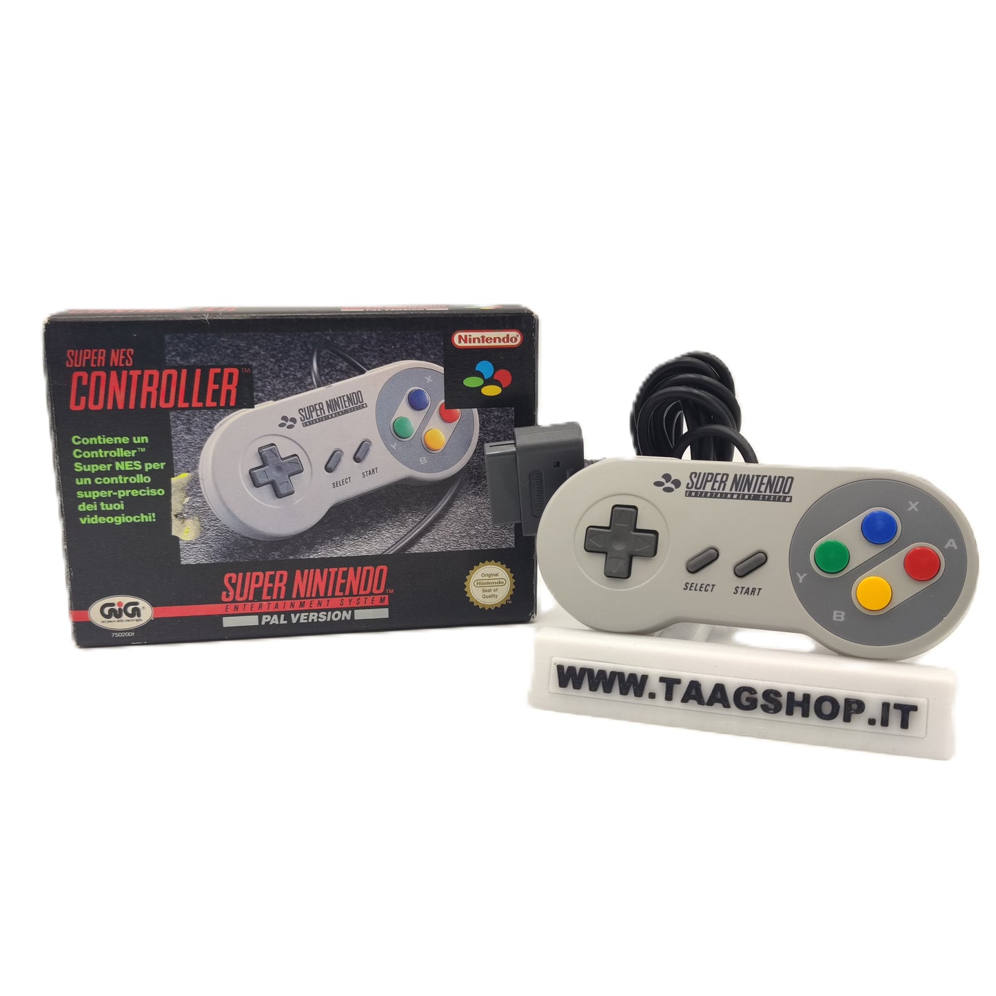 Controller Snes con scatola PAL GIG