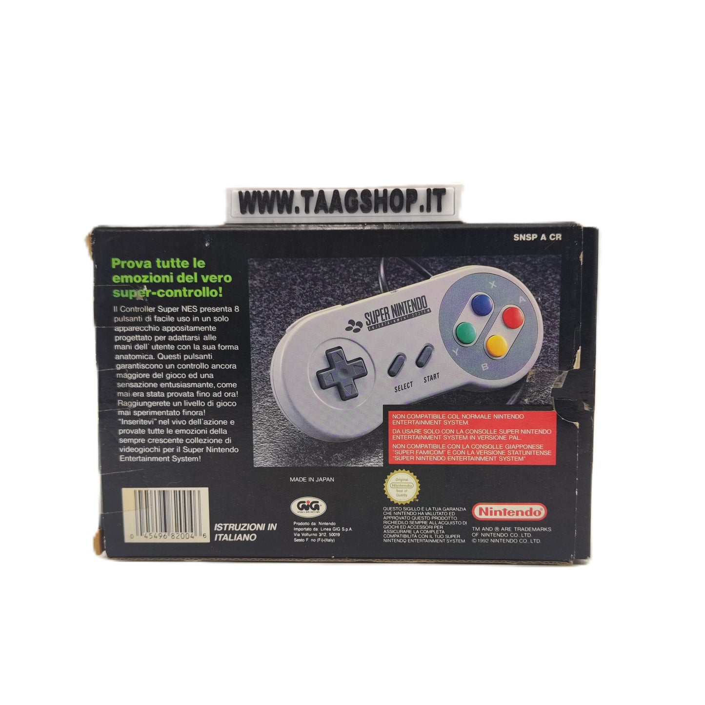 Controller Snes con scatola PAL GIG