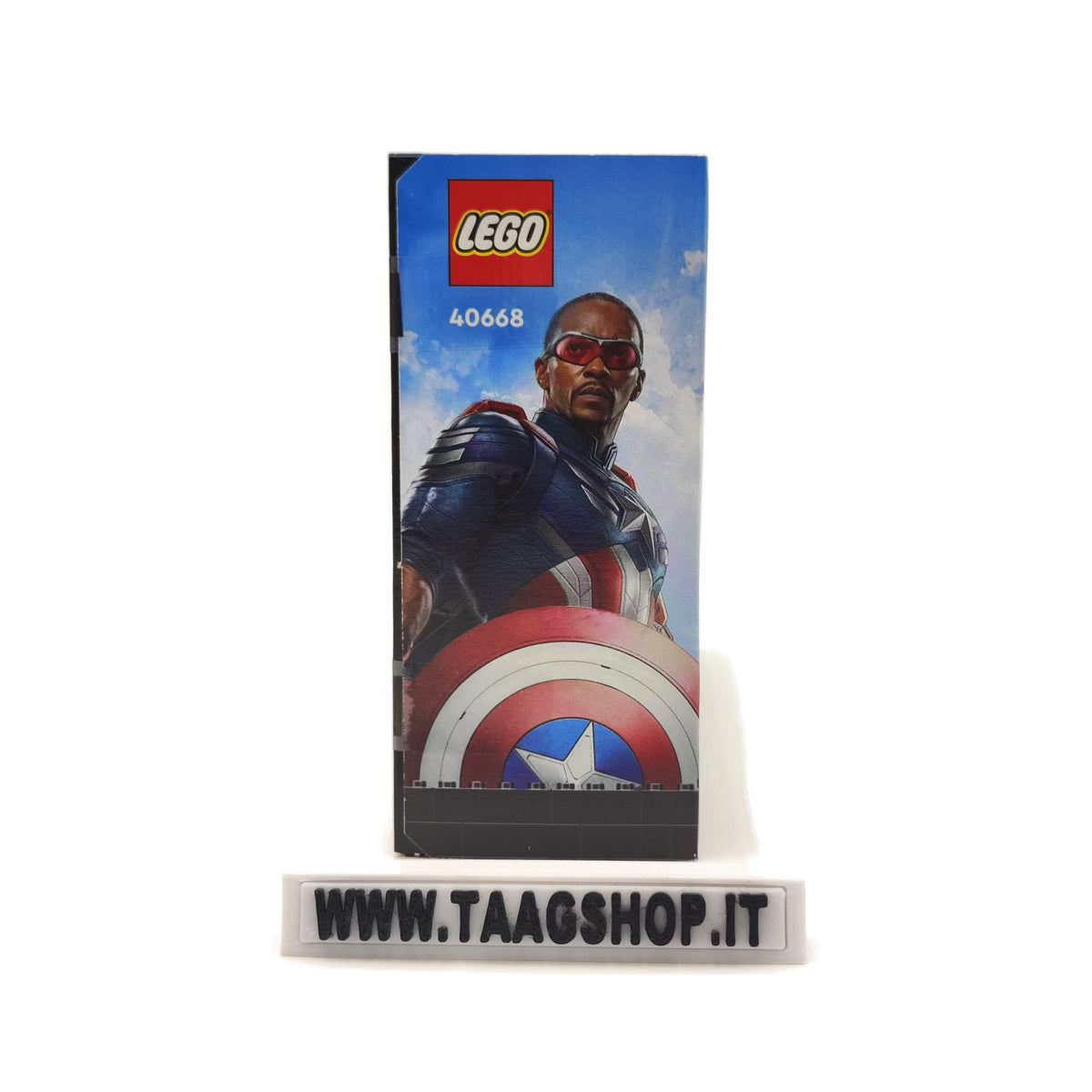 Set LEGO 40668 Captain America & Red Hulk – foto 3