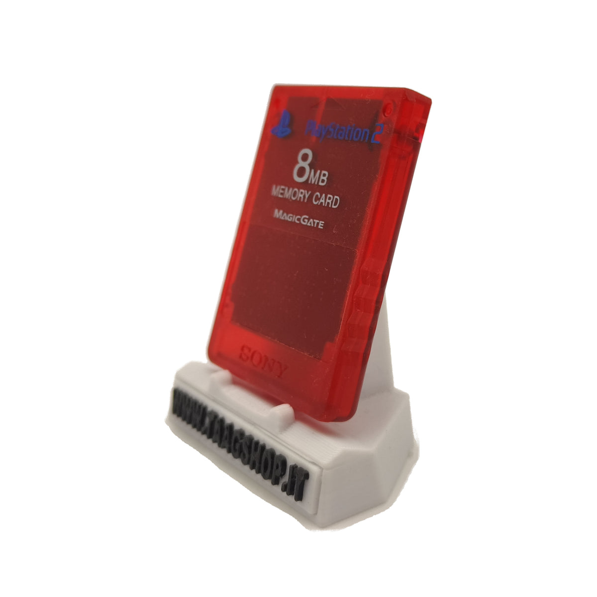 Memory Card PS2 Rossa per PlayStation 2 – foto 3