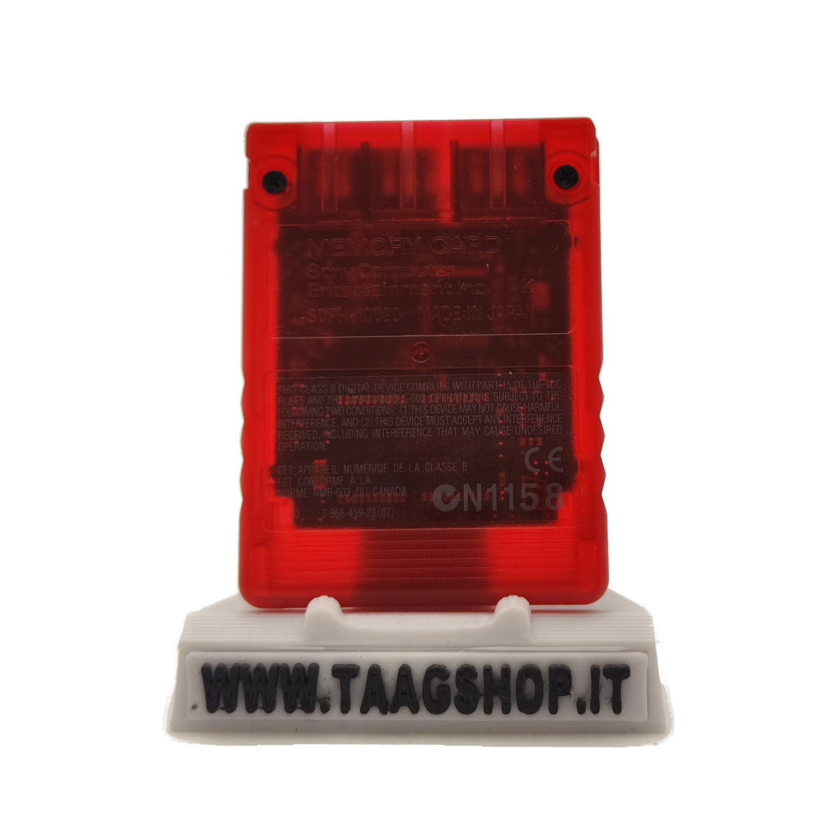 Memory Card PS2 Rossa per PlayStation 2 – foto 4
