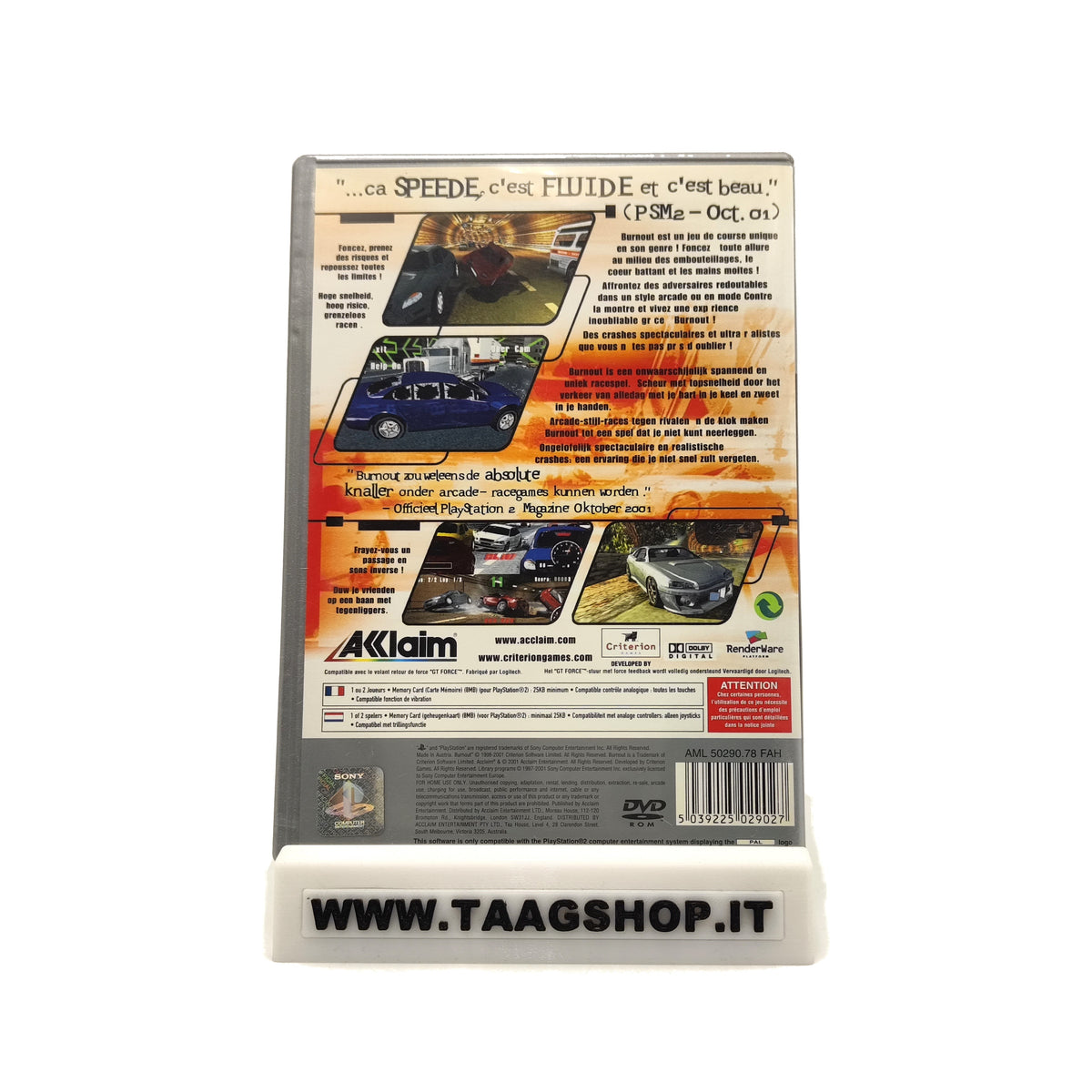 Burnout Platinum per PlayStation 2 PAL FRA – foto 2