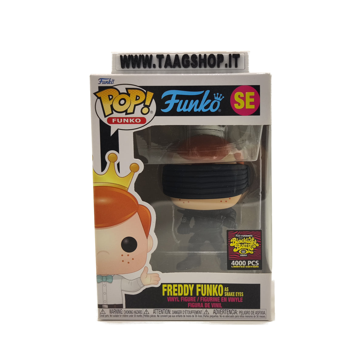 Se Freddy Funko As Snake Eyes 4000 le