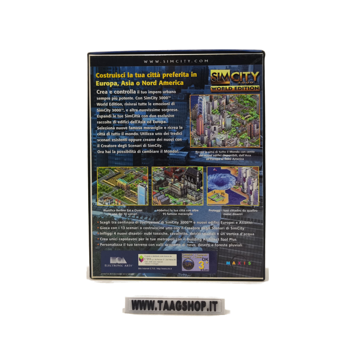Sim City 3000 World Edition Box per PC – foto 3