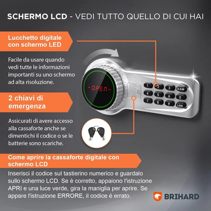 Cassaforte Elettronica Brihard